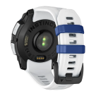 Спортивные часы Garmin Instinct 3, 45 мм, Solar, силиконовый ремешок цвета «Уайтстоун/синий» - фото 14