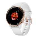 Спортивные часы Garmin Venu 2S, 40 мм, белый силиконовый ремешок - фото 2
