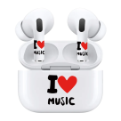 Виниловые наклейки VLP Easy Art «I❤️music» для AirPods Pro 2