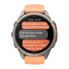 Спортивные часы Garmin fenix 9 Pro, 43 мм, AMOLED, титан, сапфир, силиконовый ремешок цвета «морская ракушка»/«осенний оранжевый» (с inReach) - фото 10