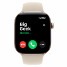 Часы Apple Watch Series 12, 42 мм, алюминий цвета «светлое золото», ремешок Sport Band песочного цвета