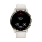 Спортивные часы Garmin Venu 2 Plus, 43 мм, силиконовый ремешок цвета «слоновая кость» - фото 5