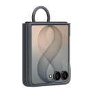 Силиконовый чехол MagSafe с кольцом-держателем Samsung Silicone Ring Magnet Case для Samsung Galaxy Z Flip8 - фото 3