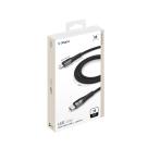 Дата-кабель с LED-индикатором и нейлоновой оплёткой Deppa USB-C/Lightning (1,2 м, 3 А, 480 Мбит/с, PD) - фото 3