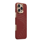 Чехол из арамидного волокна с поддержкой MagSafe PITAKA Snake Ridge Limited Edition Tactile Woven Case для iPhone 16 Pro Max - фото 5