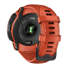 Спортивные часы Garmin Instinct 2X Solar Standard Edition, 50 мм, силиконовый ремешок oгненно-красного цвета - фото 3
