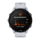 Спортивные часы Garmin Forerunner 955 Solar, силиконовый ремешок цвета «Уайтстоун»