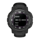 Спортивные часы Garmin Instinct Crossover Solar Tactical Edition, чёрный силиконовый ремешок - фото 4