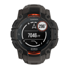 Спортивные часы Garmin Instinct 3, 50 мм, Solar, силиконовый ремешок угольного цвета - фото 5