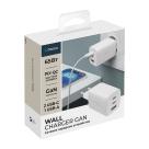 Сетевое зарядное устройство Deppa мощностью 65 Вт (2 USB-C, USB-A) (GaN) - фото 3