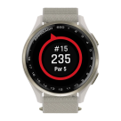 Спортивные часы Garmin Approach S50, нейлоновый браслет ComfortFit цвета «слоновая кость» - фото 6