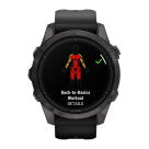 Спортивные часы Garmin epix Pro (Gen 2) Sapphire Edition, 42 мм, чёрный силиконовый ремешок - фото 4