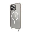 Гибридный чехол с ремешком и поддержкой MagSafe MAGEASY Roam M для iPhone 15 Pro - фото 11