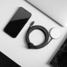Беспроводное зарядное устройство с нейлоновой оплёткой и ремешком Native Union Snap MagSafe (3 м) - фото 7