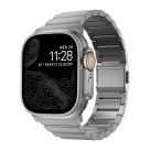 Титановый блочный браслет Nomad Titanium Band для Apple Watch 44, 45, 46 мм, Ultra и Ultra 2
