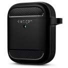 Термополиуретановый чехол с карабином Spigen Rugged Armor для AirPods 1-го и 2-го поколений - фото 3