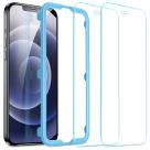 Защитное стекло с установочной рамкой ESR Screen Shield для iPhone 12 и 12 Pro (2D; олеофобное покрытие) (2 шт.)