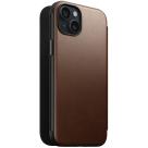 Кожаный чехол-книжка MagSafe Nomad Modern Leather Folio для iPhone 15 Plus - фото 9