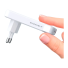 Сетевое зарядное устройство COVET Interior Charger мощностью 65 Вт (USB-C, USB-A) (GaN) - фото 5