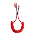 Витой кабель Baseus Fish Eye Spring Data Cable USB-C/USB-A - фото 12