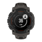 Спортивные часы Garmin Instinct E, 45 мм, силиконовый ремешок угольного цвета