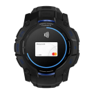 Спортивные часы Garmin Instinct 3, 50 мм, AMOLED, силиконовый ремешок цвета «чёрный/синий» - фото 8