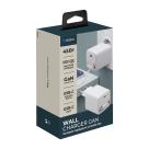 Сетевое зарядное устройство со встроенным кабелем Deppa мощностью 45 Вт (USB-C) (GaN) - фото 3