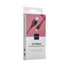 Кабель ROCK Hi-Tensile Lightnng Charge & Sync Round 250mm USB – Lightning - фото 5