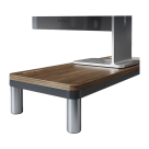 Деревянная подставка-хаб с беспроводной зарядкой CABLETIME для монитора - фото 4