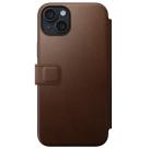 Кожаный чехол-книжка MagSafe Nomad Modern Leather Folio для iPhone 15 Plus - фото 7