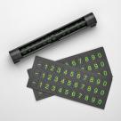 Парковочная автовизитка с двумя номерами телефона Deppa Parking Card Alum Duo - фото 2