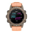 Спортивные часы Garmin Descent G2, силиконовый ремешок цвета «морская ракушка» - фото 8
