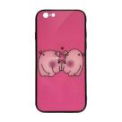 Чехол из TPU и стекла для iPhone 6/6S "Мне повезет" - фото 2