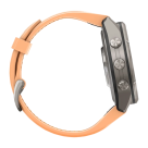 Спортивные часы Garmin fenix 9 Pro, 43 мм, AMOLED, титан, сапфир, силиконовый ремешок цвета «морская ракушка»/«осенний оранжевый» (с inReach) - фото 6