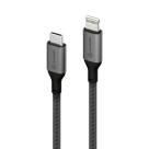 Кабель с нейлоновой оплёткой ALOGIC Super Ultra USB-C/Lightning (1,5 м; MFi) - фото 3