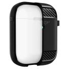 Термополиуретановый чехол с карабином Spigen Rugged Armor для AirPods 1-го и 2-го поколений - фото 6