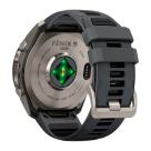 Спортивные часы Garmin fenix 9 Pro, 51 мм, AMOLED, титан, сапфир, силиконовый ремешок цвета «графитовый/чёрный» (с inReach) - фото 6