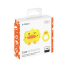 Силиконовый чехол с карабином Deppa Funny Animals для AirPods Pro — Утка - фото 2