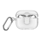 Прозрачный чехол с карабином и защёлкой Uniq Glase Pro для AirPods Pro 2
