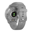 Спортивные часы Garmin Venu 2 Plus, 43 мм, силиконовый ремешок цвета «серая пудра» - фото 3