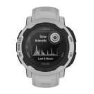 Спортивные часы Garmin Instinct 2 Solar, 45 мм, силиконовый ремешок туманно-серого цвета - фото 3