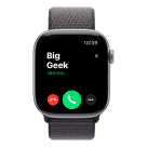 Часы Apple Watch Series 11, 46 мм, алюминий цвета «серый космос», браслет Sport Loop тёмно-серого цвета