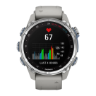Спортивные часы Garmin Descent Mk3, 43 мм, силиконовый ремешок цвета «серый туман» - фото 4