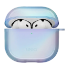 Прозрачный чехол с карабином Uniq Iridescia для AirPods 4 - фото 3