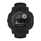 Спортивные часы Garmin Instinct 2 Solar Tactical Edition, 45 мм, чёрный силиконовый ремешок