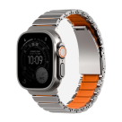 Стальной блочный браслет Uniq Strova Flex для Apple Watch 44, 45, 46 мм и Ultra 49 мм
