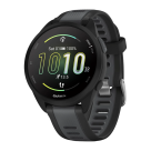 Спортивные часы Garmin Forerunner 165 Music, силиконовый ремешок цвета чёрный/синевато-серый - фото 2