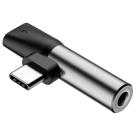 Адаптер Baseus L41 USB-C/выход 3,5 мм для наушников и USB-C - фото 3