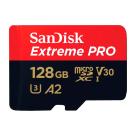Карта памяти SanDisk Extreme Pro microSDXC UHS-I 128 ГБ (U3, V30, A2) с адаптером