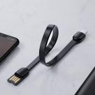 Плоский кабель-брелок ROCK S3 USB-C/USB-A (0,14 м, 3 А) - фото 8